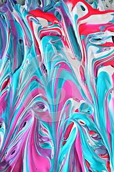 Pastel paint abstract