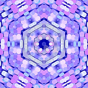 Pastel pegs in a radial pattern