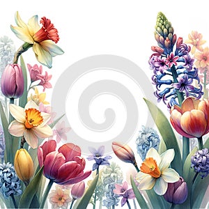 Pastel Petal Perfection: Watercolor Art Background for Romantic Wedding Invitations
