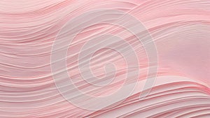 Pastel pink abstract background. Paper waves.