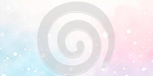 Pastel Pink Blue Bokeh Background Soft Dreamy Light Abstract Texture