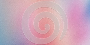 The Pastel pink blue and purple gradient color with fine grain texture.
