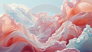 Pastel Pink Cloudscape