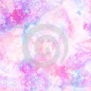 Pastel Pink Galaxy Print with Grainy Effect photo