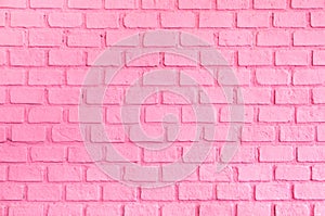Pastel pink ordered brick wall texture background,backdrop for lady or woman concept