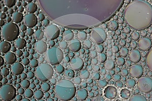 Pastel Purple Blue Bubbles Macro Abstract artistic background