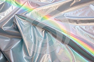 Pastel rainbow holographic texture photo