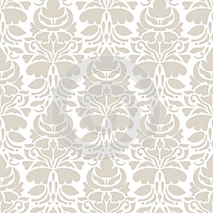 Pastel seamless pattern floral vintage boho style
