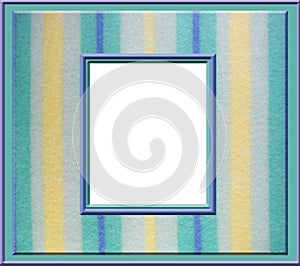 Pastel stripe frame