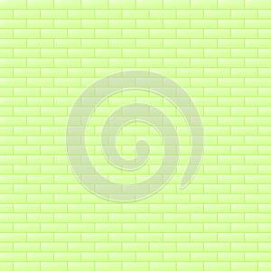 Pastel sweeties green backdrop brick wall background wallpaper pattern vector illustration