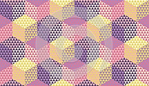 Pastel violet and ivory seamless pattern