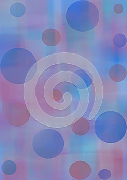 Pastel watercolor abstract background with circles in blue and violet colors.