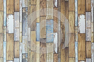 Pastel wood planks texture background.Vintage wooden background photo