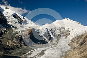 Pasterze glacier in Austrian Alps