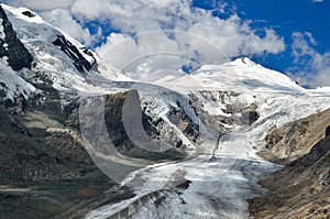 Pasterze glacier and Grossglockner, Austria