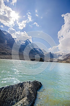 Pasterze Glacier Melting Water Lake