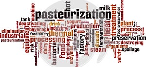 Pasteurization word cloud