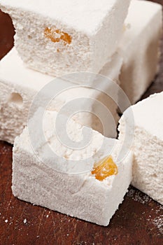 Pastille with orange succade