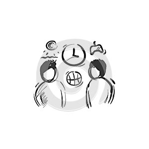 Pastime line icon.Hobby and activities.Isolated vector illustration