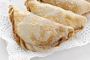Pastissets, typical pastries of Catalonia, Spain photo