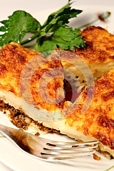 Pastitsio close up