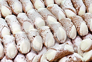 Pastries - cannoli of Sicily photo