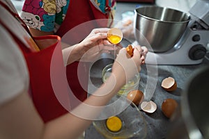 the pastry chef bakes delicious cookies and desserts