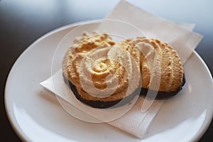 Pastry with chololate