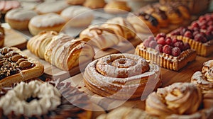 Pastry composition in bakery