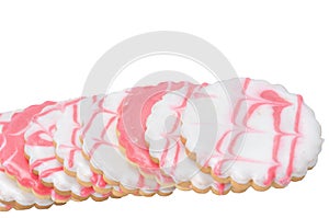 Pastry in icing
