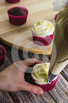 Pastry - Red Velvet Muffin home made