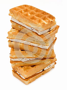 Pastry Viennese wafers photo
