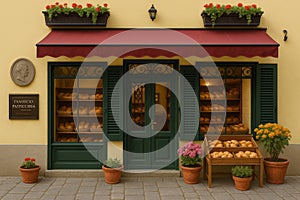 Pastryshop front view