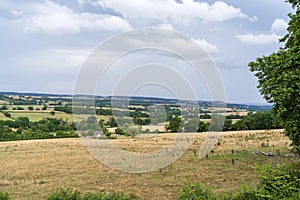 pastures and fields of Bazoches countryside