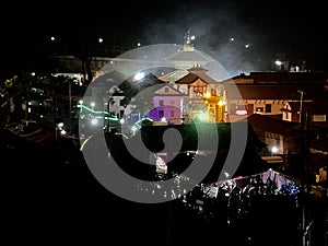 Pasupati temple at night