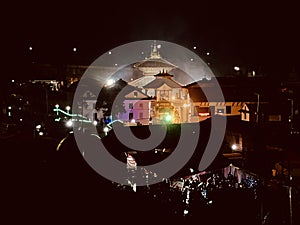 Pasupati temple at night