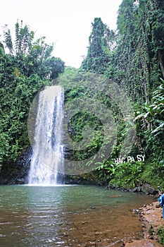 Pasy waterfalls, Mang Den, Kon Tum, Vietnam.