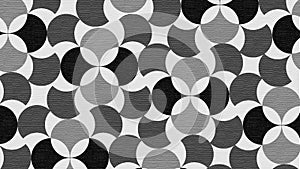 Sfondo astratto pattern di forme geometriche in scala di grigio con texture photo