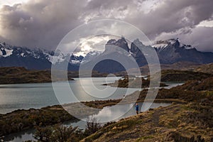 Patagonia, Chile - Torres del Paine, in the Southern Patagonian Ice Field, Magellanes Region of South America