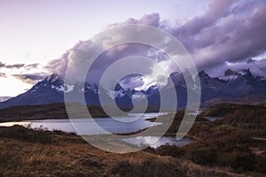 Patagonia, Chile - Torres del Paine, in the Southern Patagonian Ice Field, Magellanes Region of South America