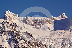Patagonia peaks and glaciers
