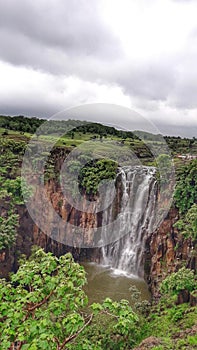 Patalpani Waterfall, nestled in the heart of Madhya Pradesh,