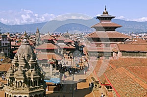 Patan Durbar Square in Nepal photo