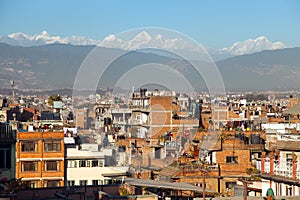 Patan Pathan town Kathmandu city Himalaya mountain photo