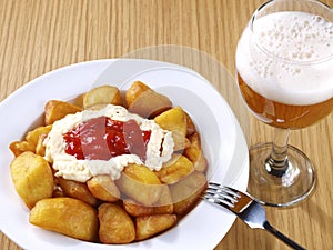 Patatas Bravas â€“ Hot spicy fried potatoes