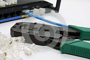 Patch cord and rj45 connectors