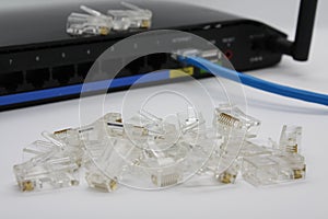 Patch cord and rj45 connectors