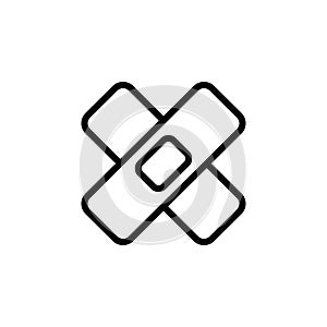patch icon. Element of minimalistic icons for mobile concept and web apps. Thin line icon for website design and development, app