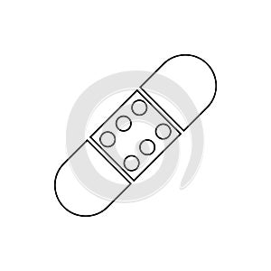 patch icon. Element of web for mobile concept and web apps icon. Thin line icon for website design and development, app