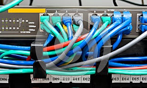 patch panel and switch